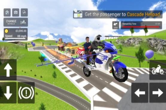 飞翔摩托模拟器游戏下载
