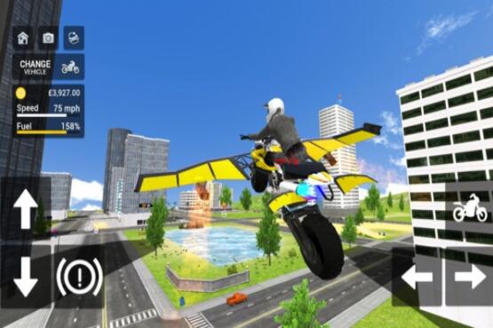 飞翔摩托模拟器游戏下载