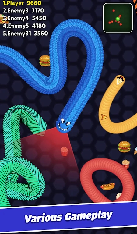 蠕虫io滑蛇竞技场无限金币版下载-蠕虫io滑蛇竞技场免费中文下载
