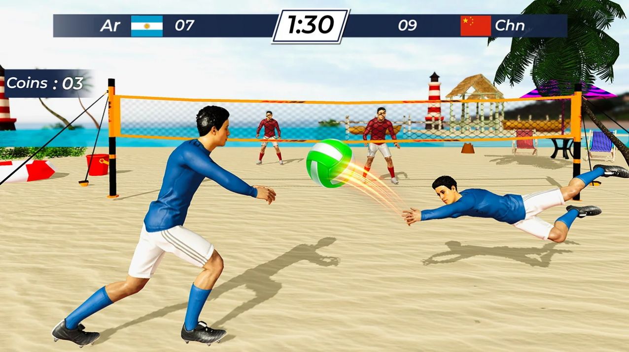 沙滩排球大作战免费中文下载-沙滩排球大作战手游免费下载