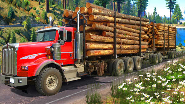 伐木货运卡车运输模拟器安卓版手机软件下载-伐木货运卡车运输模拟器无广告版app下载