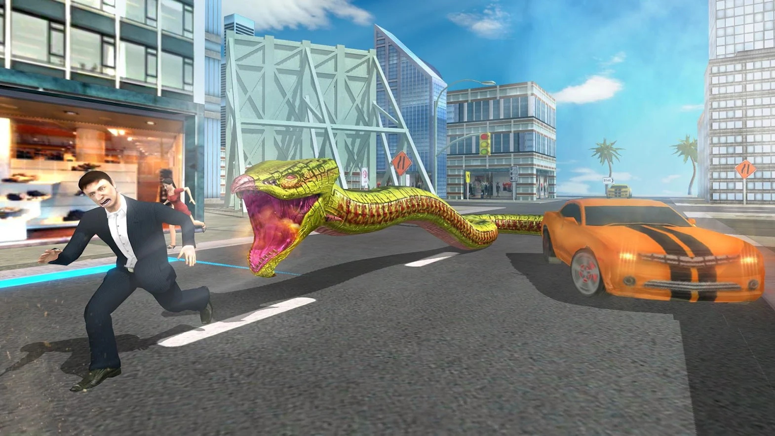 蟒蛇袭击城市游戏手机版下载-蟒蛇袭击城市最新版下载