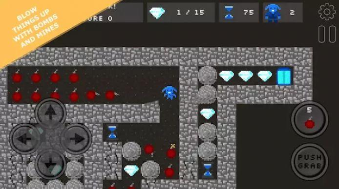 像素钻石洞穴最新免费版下载-像素钻石洞穴游戏下载