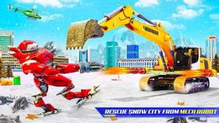 雪地挖掘机机器人鹿汽车免费中文下载-雪地挖掘机机器人鹿汽车手游免费下载