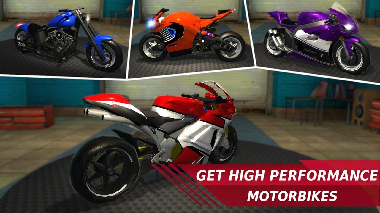 摩托直线竞速赛最新免费版手游下载-摩托直线竞速赛安卓游戏下载