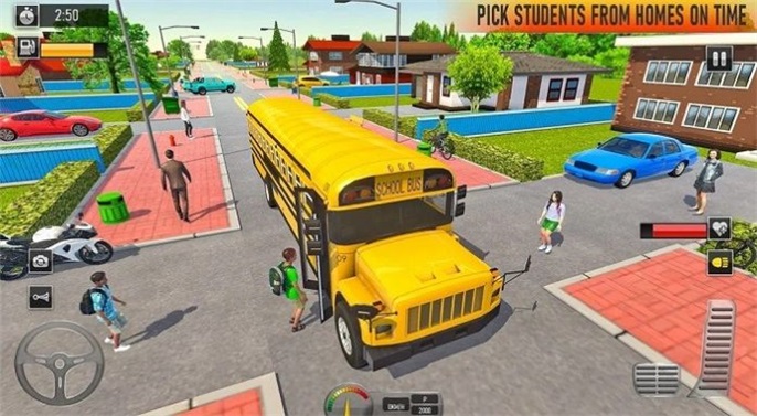 校车驾驶巴士(School Bus Coach Simulator 3D)手游下载安装-校车驾驶巴士(School Bus Coach Simulator 3D)最新免费版游戏下载
