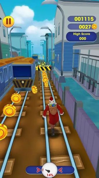 无尽地铁圣诞老人跑酷手游游戏下载-无尽地铁圣诞老人跑酷手游游戏最新版 V1.4